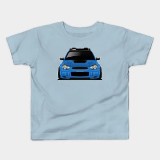 2005 Subaru WRX Blue Kids T-Shirt